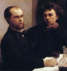 Verlaine y Rimbaud-Fantin Latour